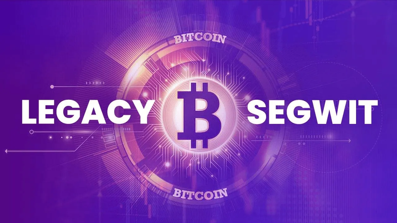 Different types of Bitcoin wallets: Legacy vs Segwit wallets