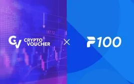 Crypto Voucher and P100 collaborate